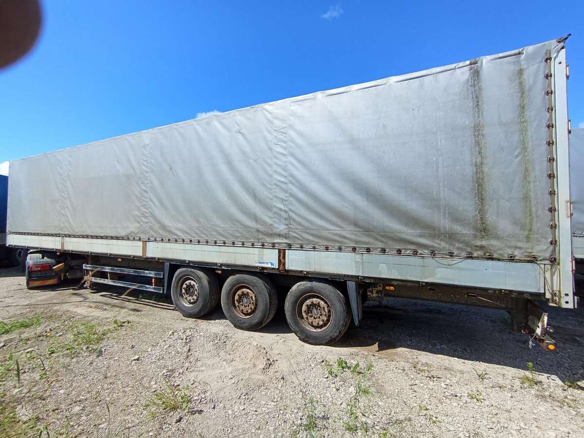 Schmitz, dropside with tarpaulin