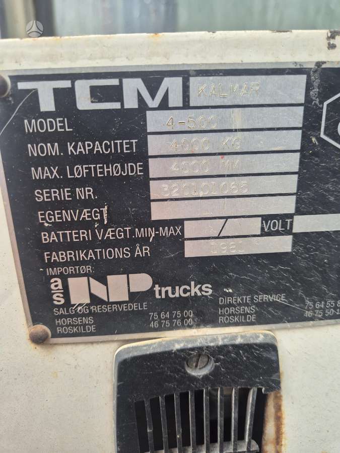 Kalmar 4-500, forklifts