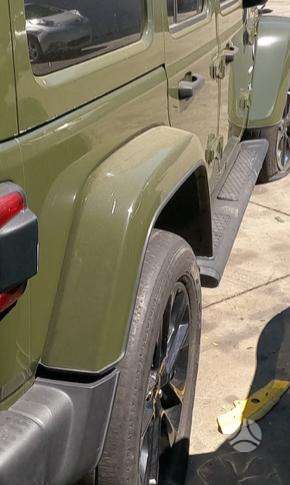 Jeep Wrangler sparnų praplatinimai