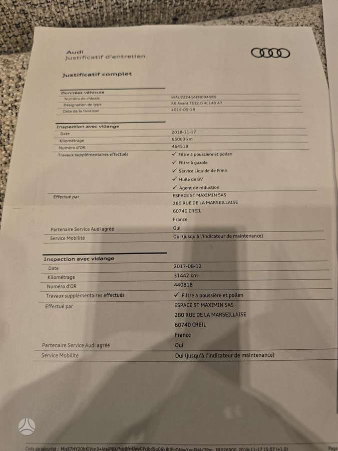 Audi A6, 2.0 l., Универсал