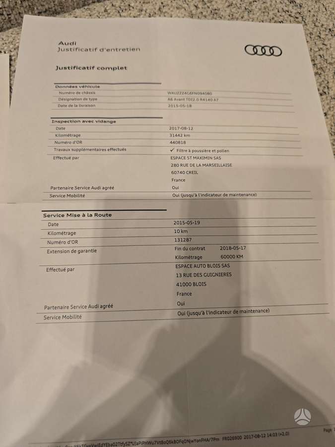 Audi A6, 2.0 l., Универсал