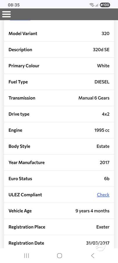 BMW 320, 2.0 l., Универсал