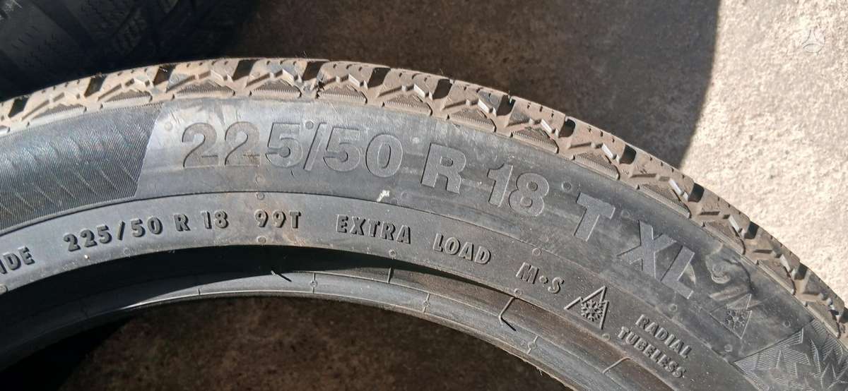 Continental, žieminės 225/50 R18