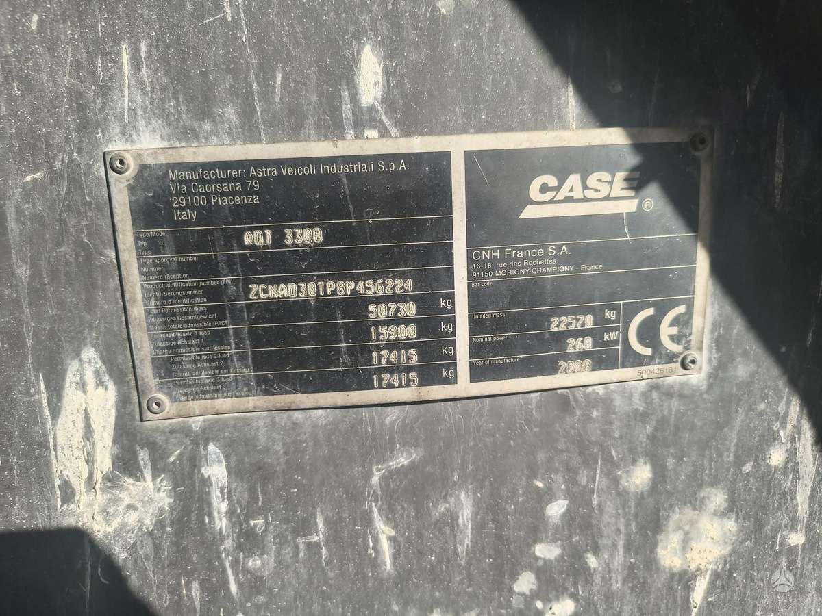 Case 330B, самосвалы