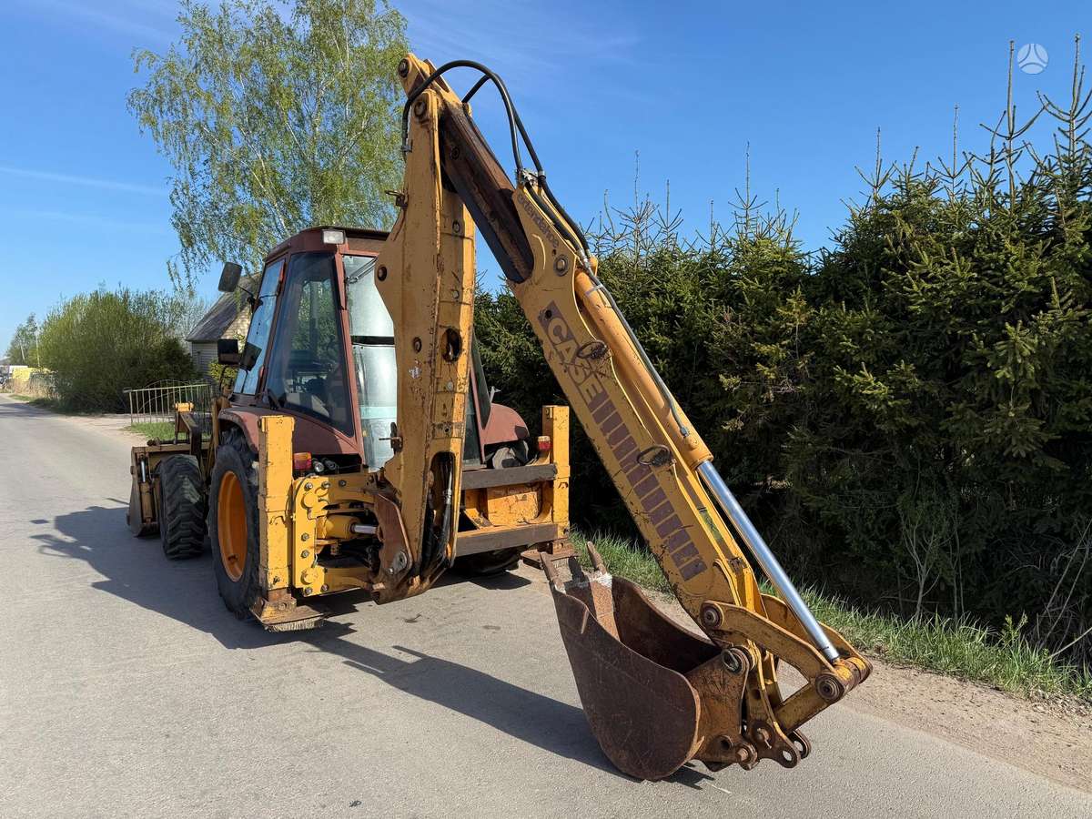 Case 580K TURBO, excavator loader