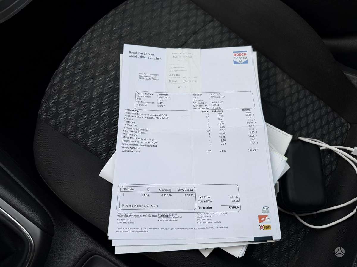 Opel Astra, 1.6 l., hatchback