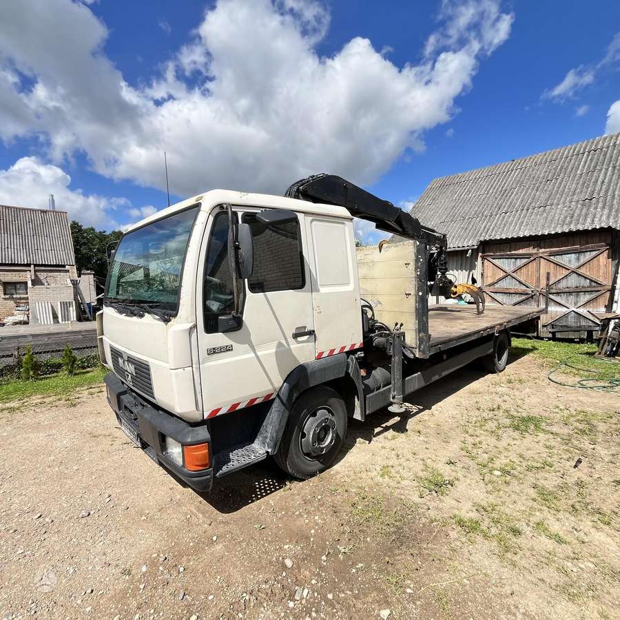 MAN L2000, с краном