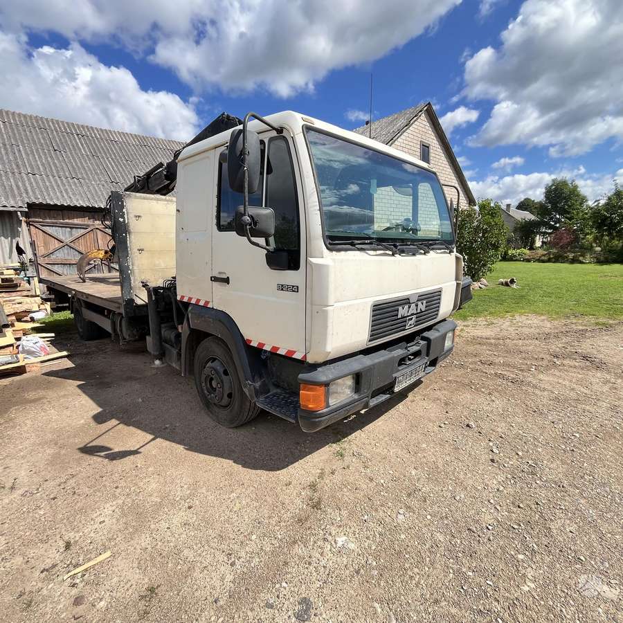 MAN L2000, с краном