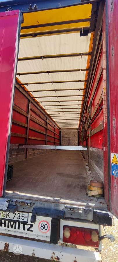 Schmitz Schmitz Cargobull, bortinės su užuolaidomis