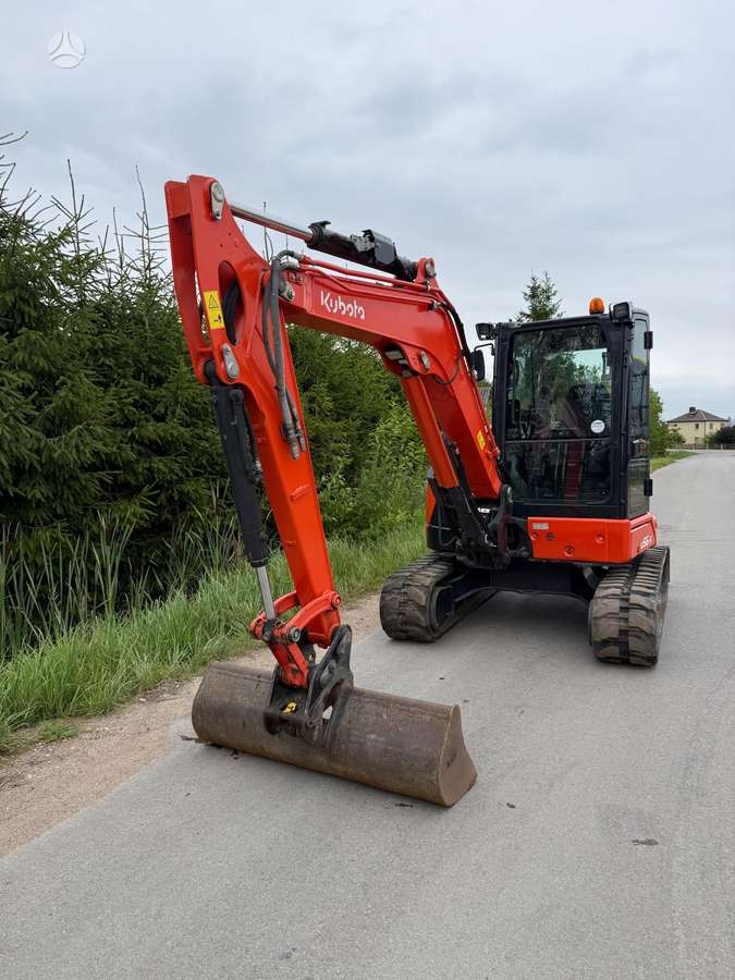 Kubota U56-5, mini ekskavatoriai