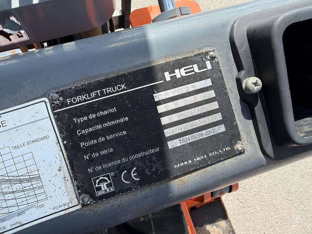 Heli CPYD25, forklifts