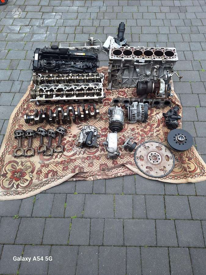 BMW 740, B58B, детали двигателя