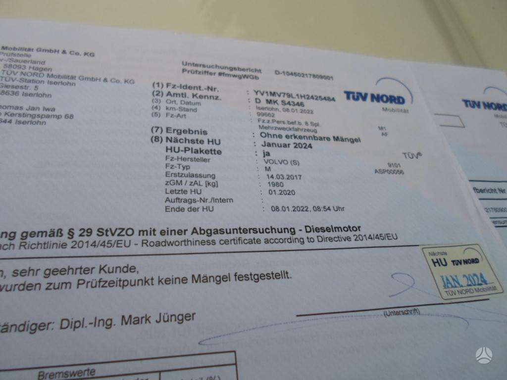 Volvo V40, 2.0 l., hatchback