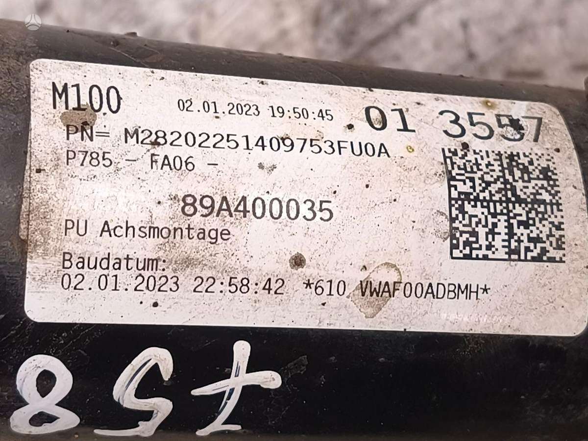 Audi Q4 e-tron, 1EA407257H, stebulės