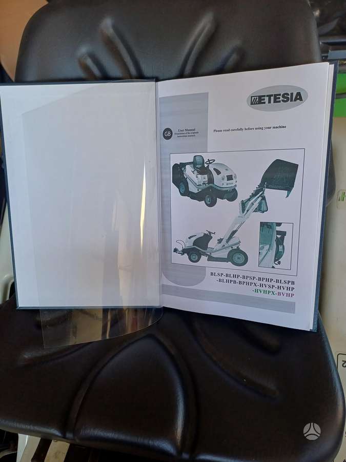 Etesia Hydro 100 Dizel, sodo traktoriai