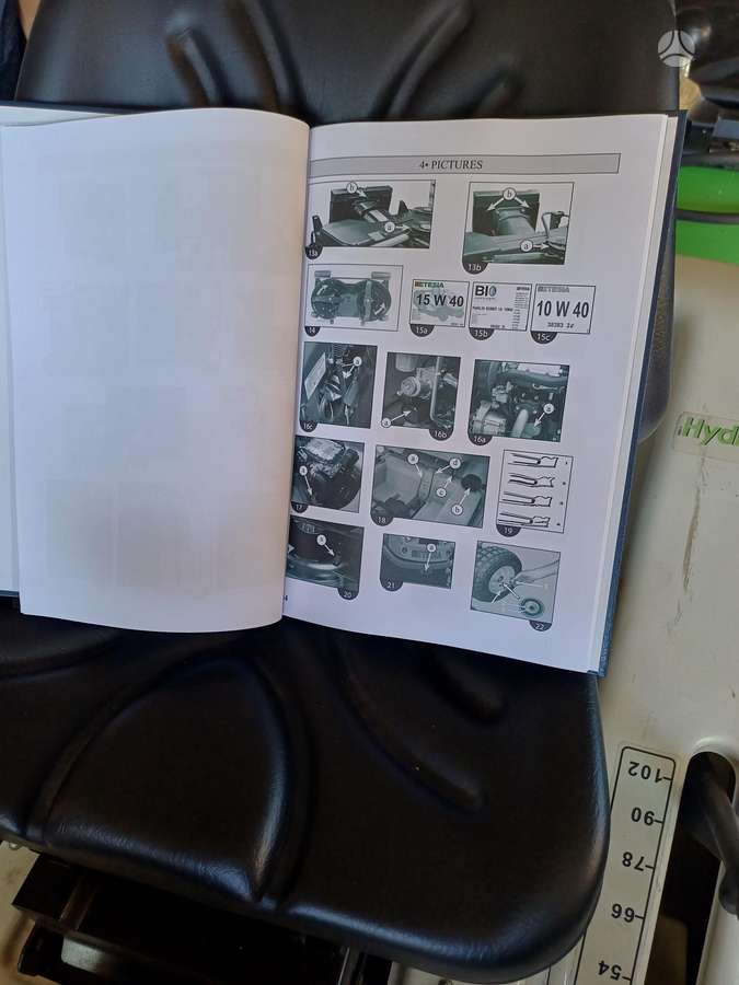 Etesia Hydro 100 Dizel, sodo traktoriai