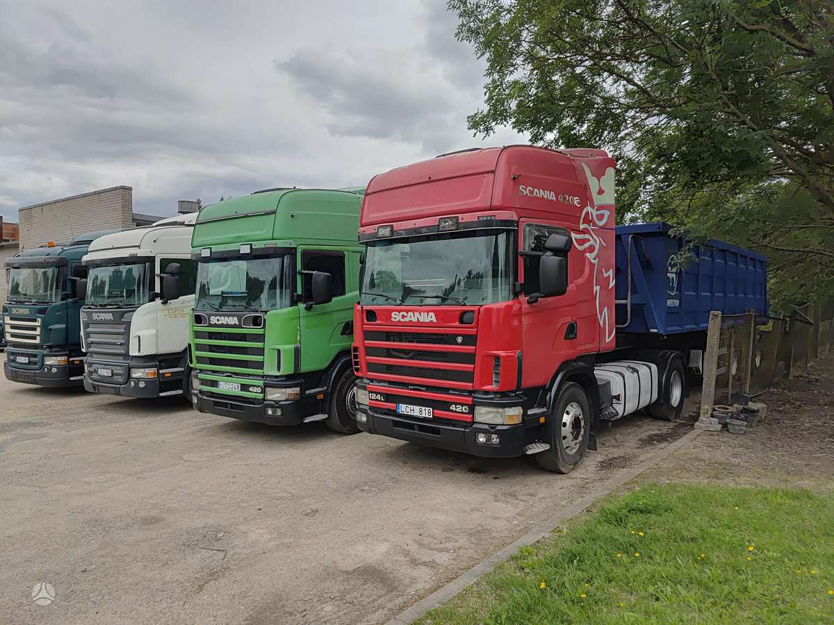 Scania 124l   2 vnt. hidraulika, double sleeper