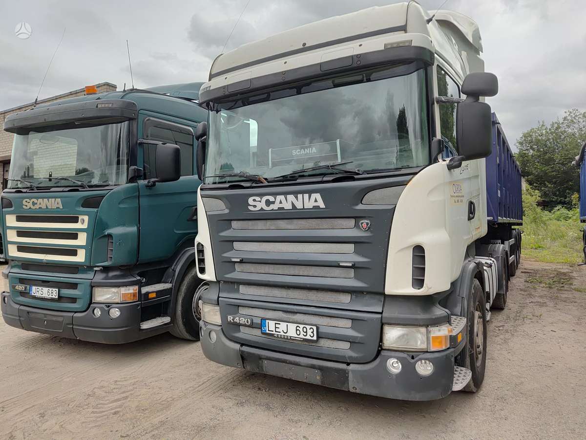 Scania 124l   2 vnt. hidraulika, double sleeper