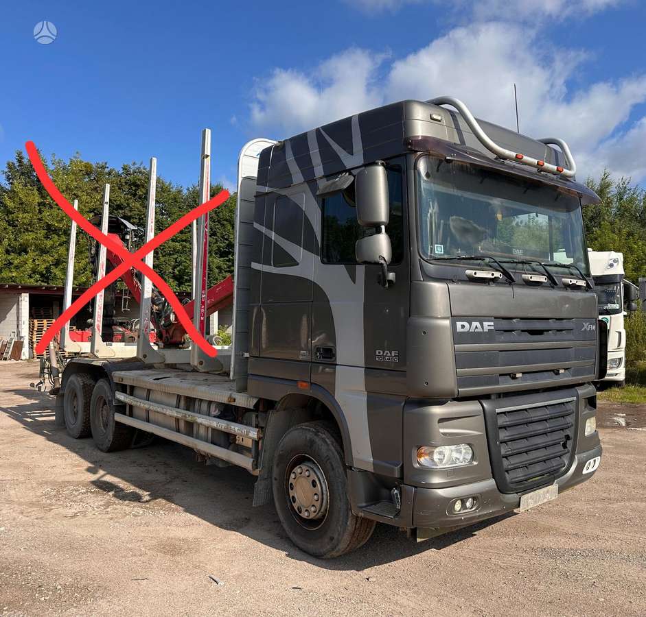 DAF 105.460, full steel, 6×4, шасси