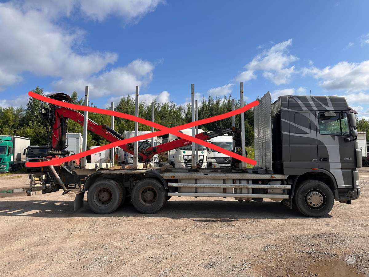 DAF 105.460, full steel, 6×4, шасси