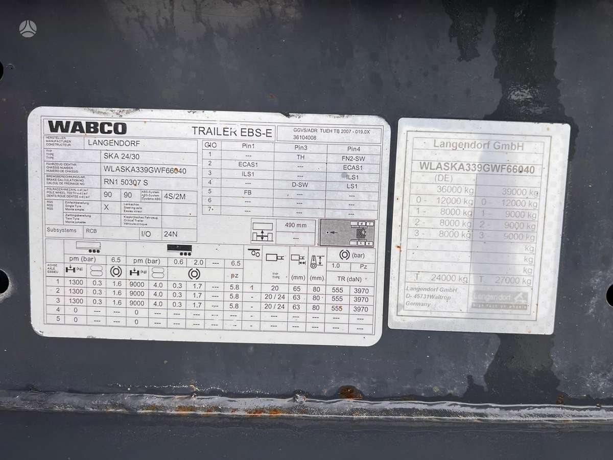 Langendorf SKA 24/30, dumper / tipper