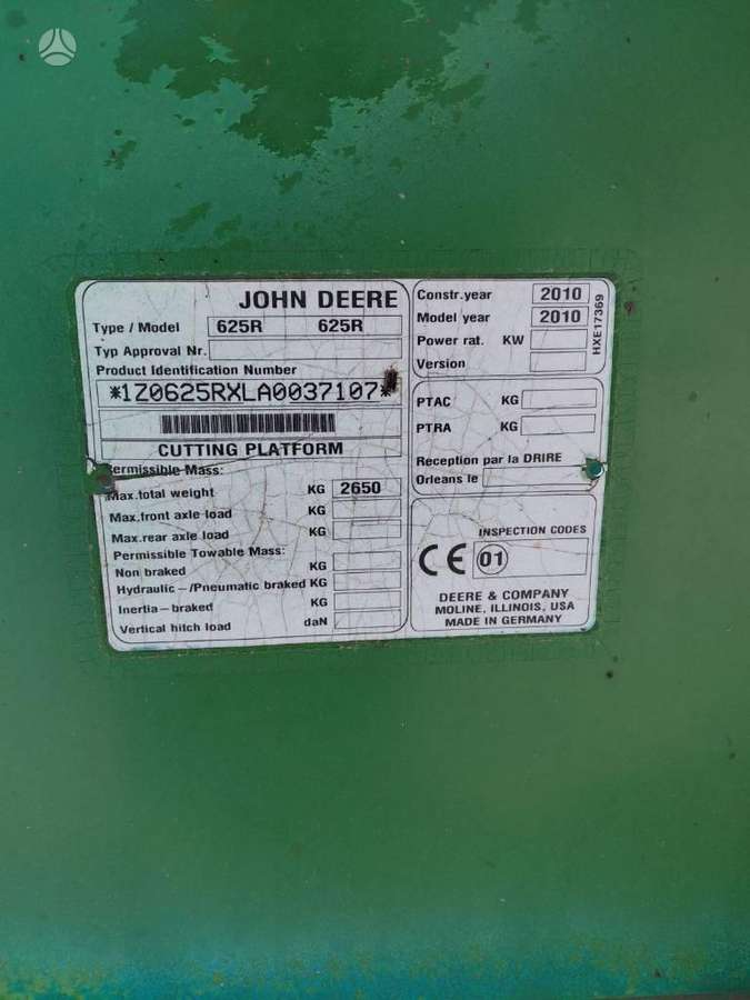 John Deere T 670 i, комбайны