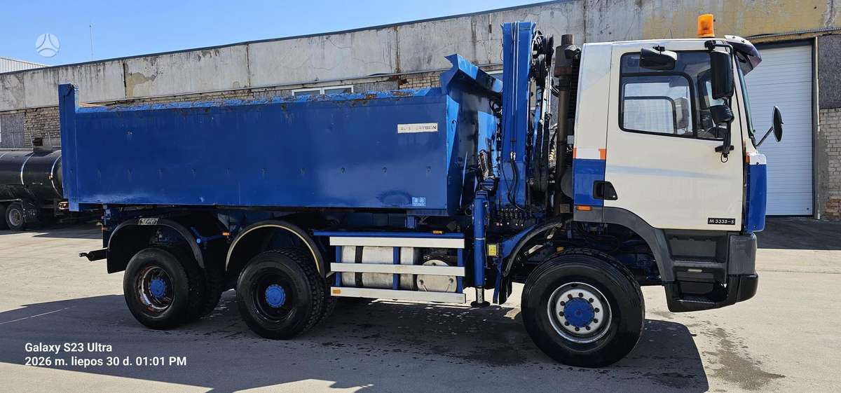 DAF Ginaf M3335  6x6, dumpers with crane