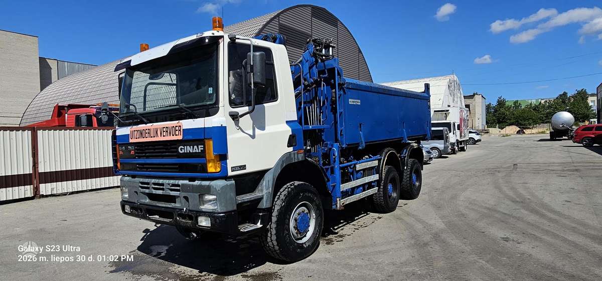 DAF Ginaf M3335  6x6, dumpers with crane