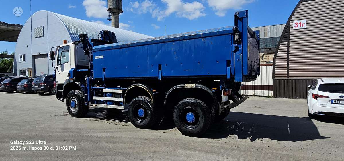 DAF Ginaf M3335  6x6, самосвалы с краном