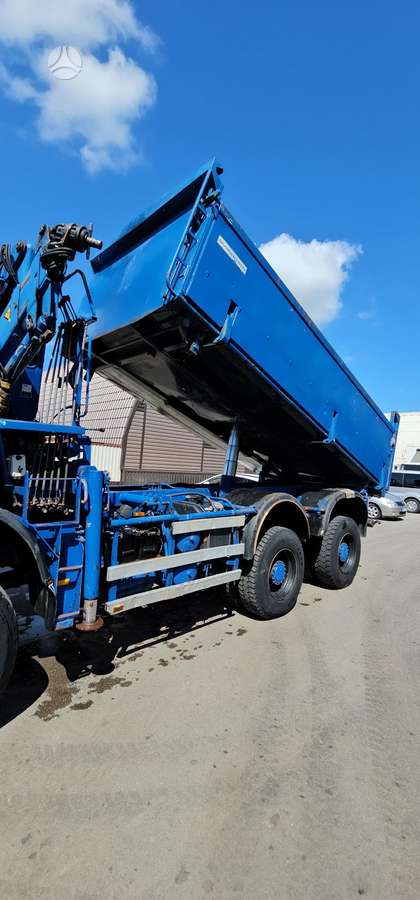 DAF Ginaf M3335  6x6, самосвалы с краном
