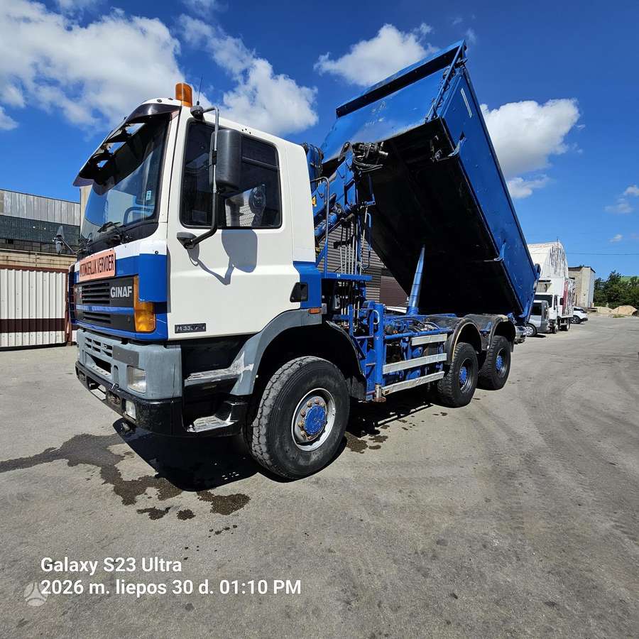 DAF Ginaf M3335  6x6, dumpers with crane