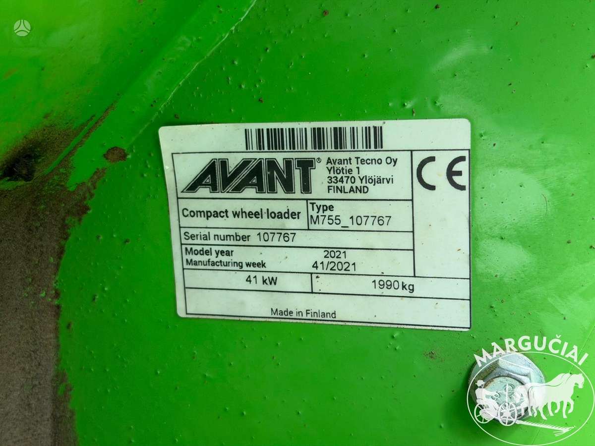 Avant 755i, 57 AG, self-propelled loaders