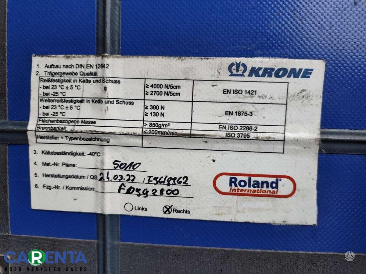 Krone S D, užuolaidinės / tentinės