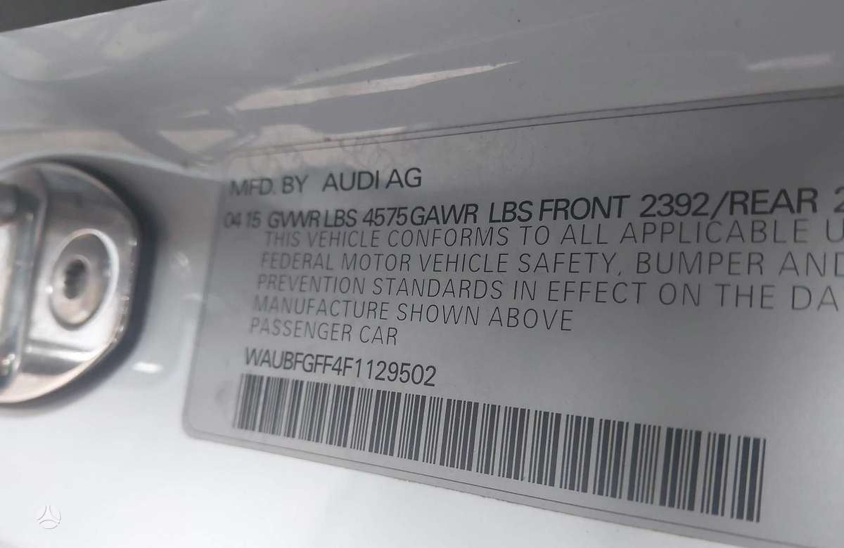 Audi A3, 2.0 l., saloon / sedan