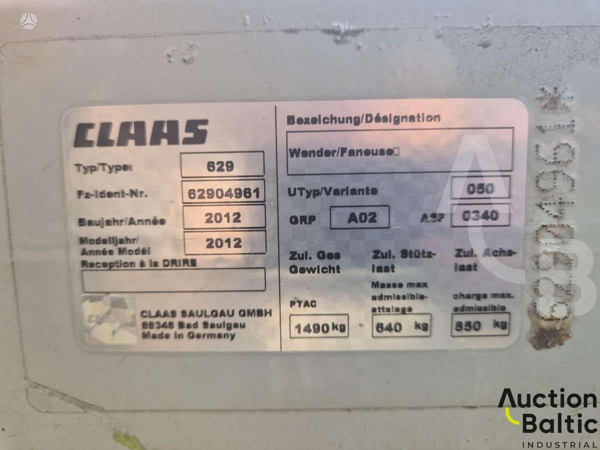 Claas Volto 870 T, other