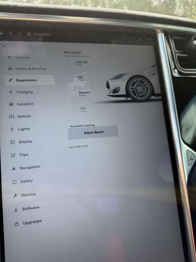 Tesla Model S, 90 kWh, sedanas