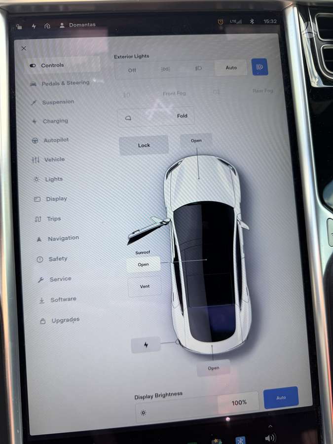 Tesla Model S, 90 kWh, sedanas