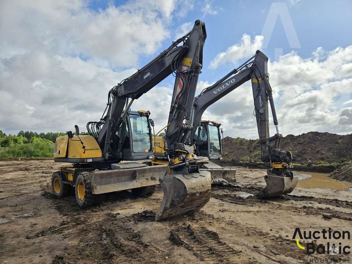 Volvo EW 140, экскаваторы