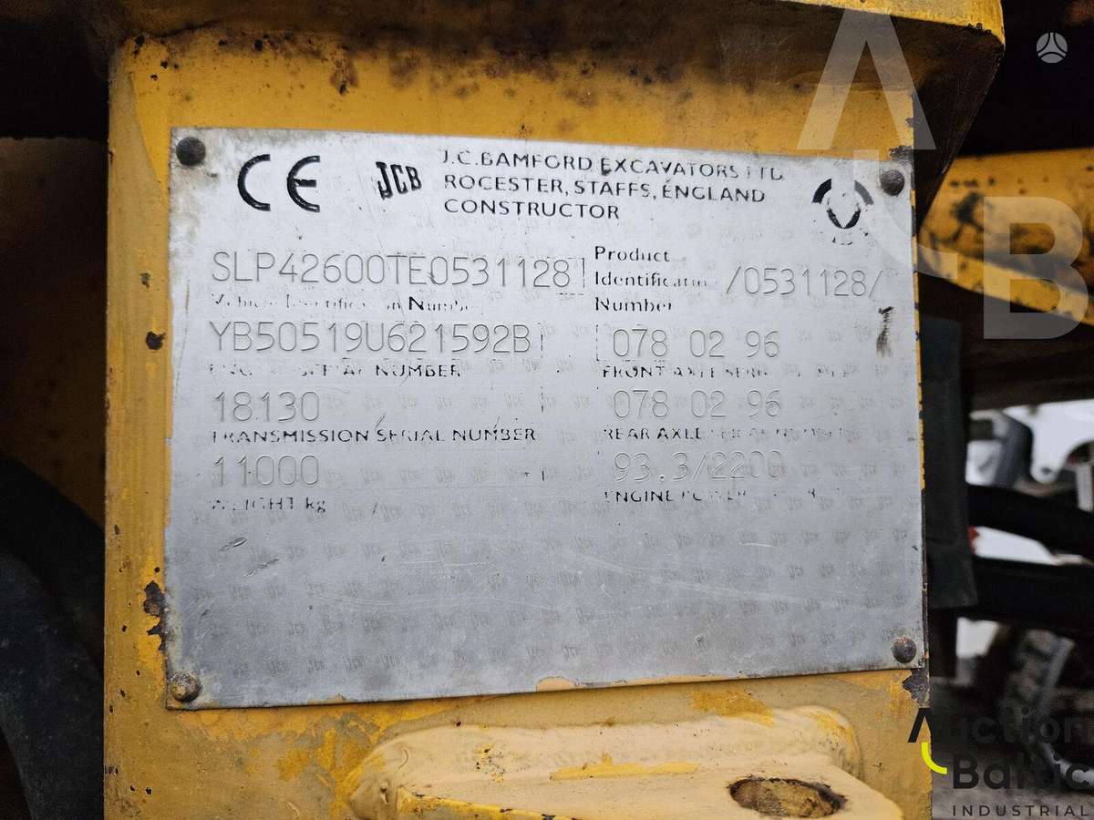 JCB 426 HT, frontal loader