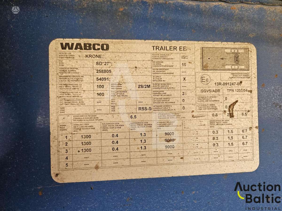 Krone, пологовые / тентовые
