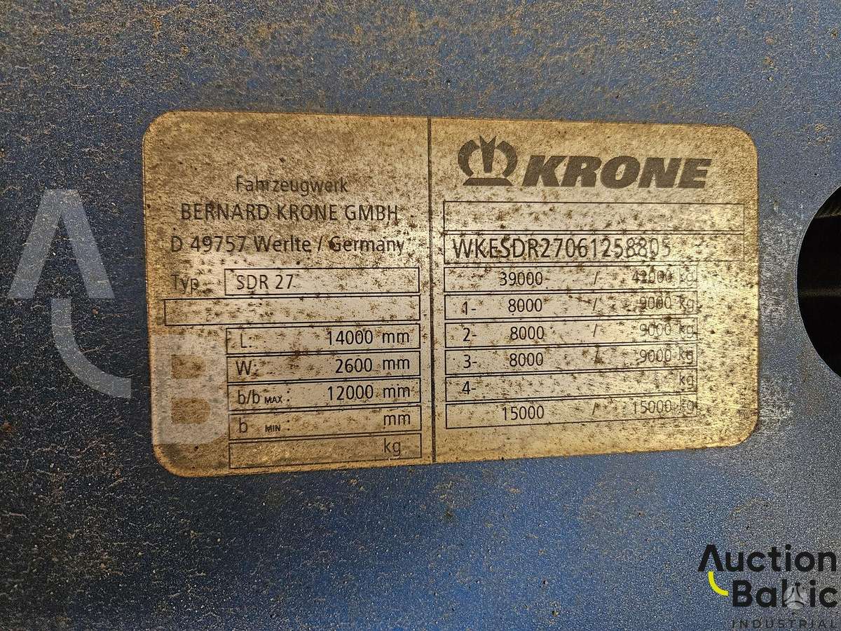 Krone, užuolaidinės / tentinės