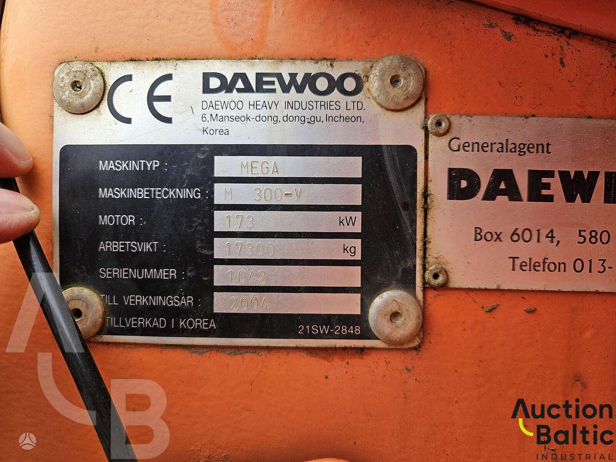 Daewoo Mega 300 V, frontal loader