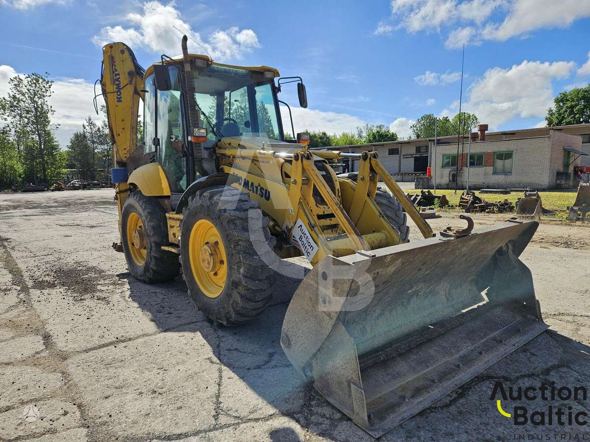 Komatsu WB93S-5, excavator loader