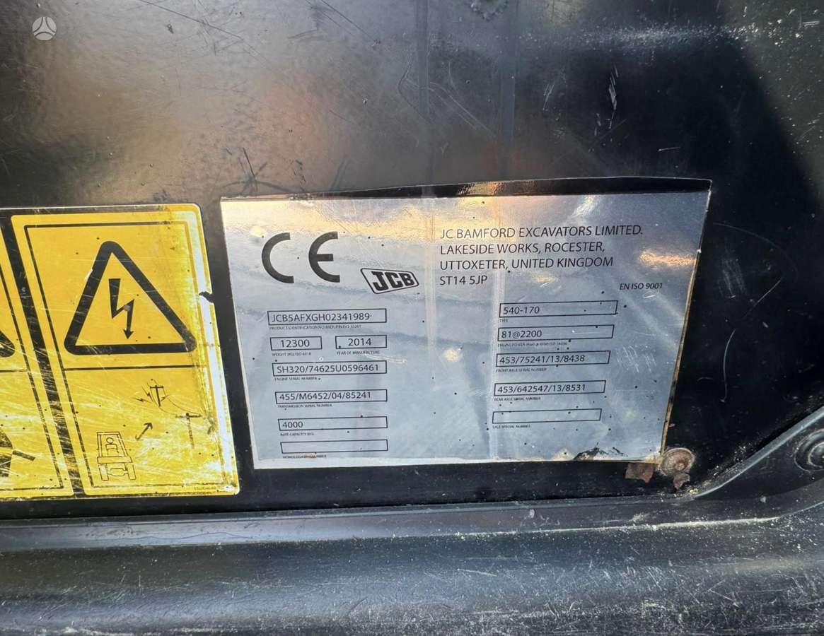 JCB 540-170, forklifts