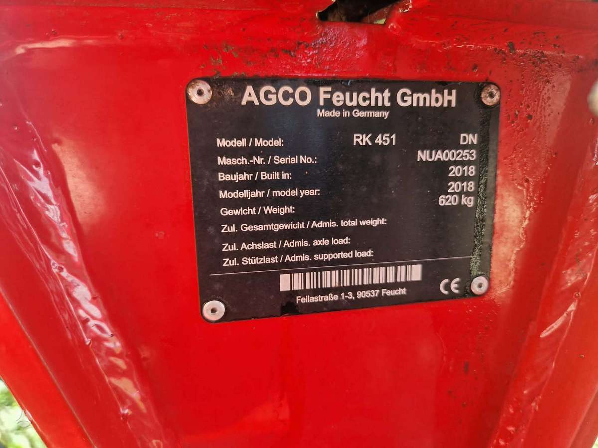 Massey Ferguson MF RK 451 DN, grėbliai