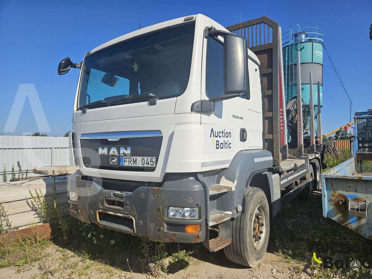 MAN TGS26.440BB, timber trucks
