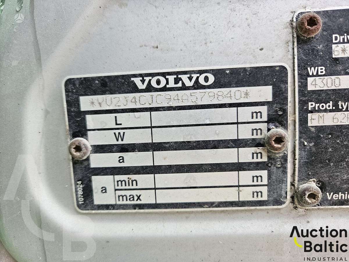 Volvo FM 9, бетононасосы
