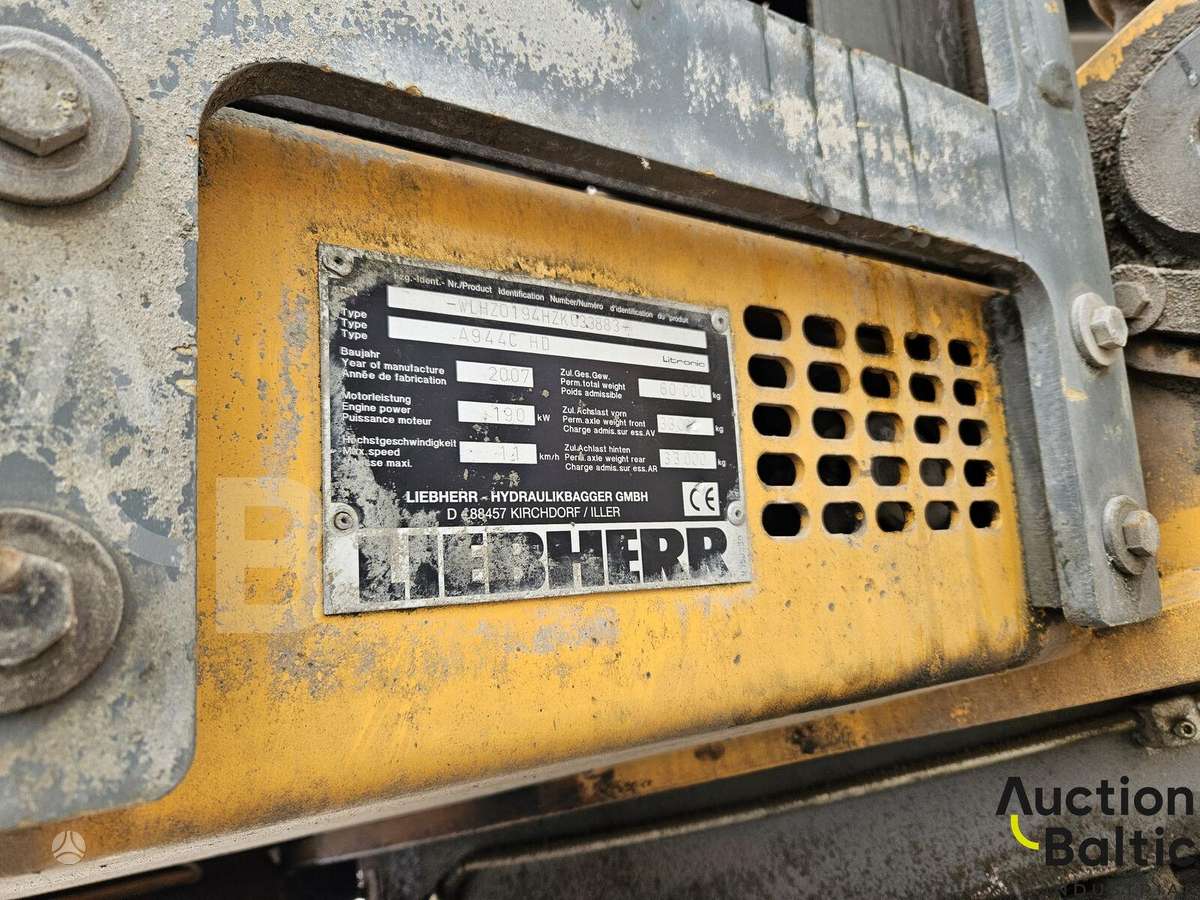 Liebherr A 944 C HD Litronic, экскаваторы