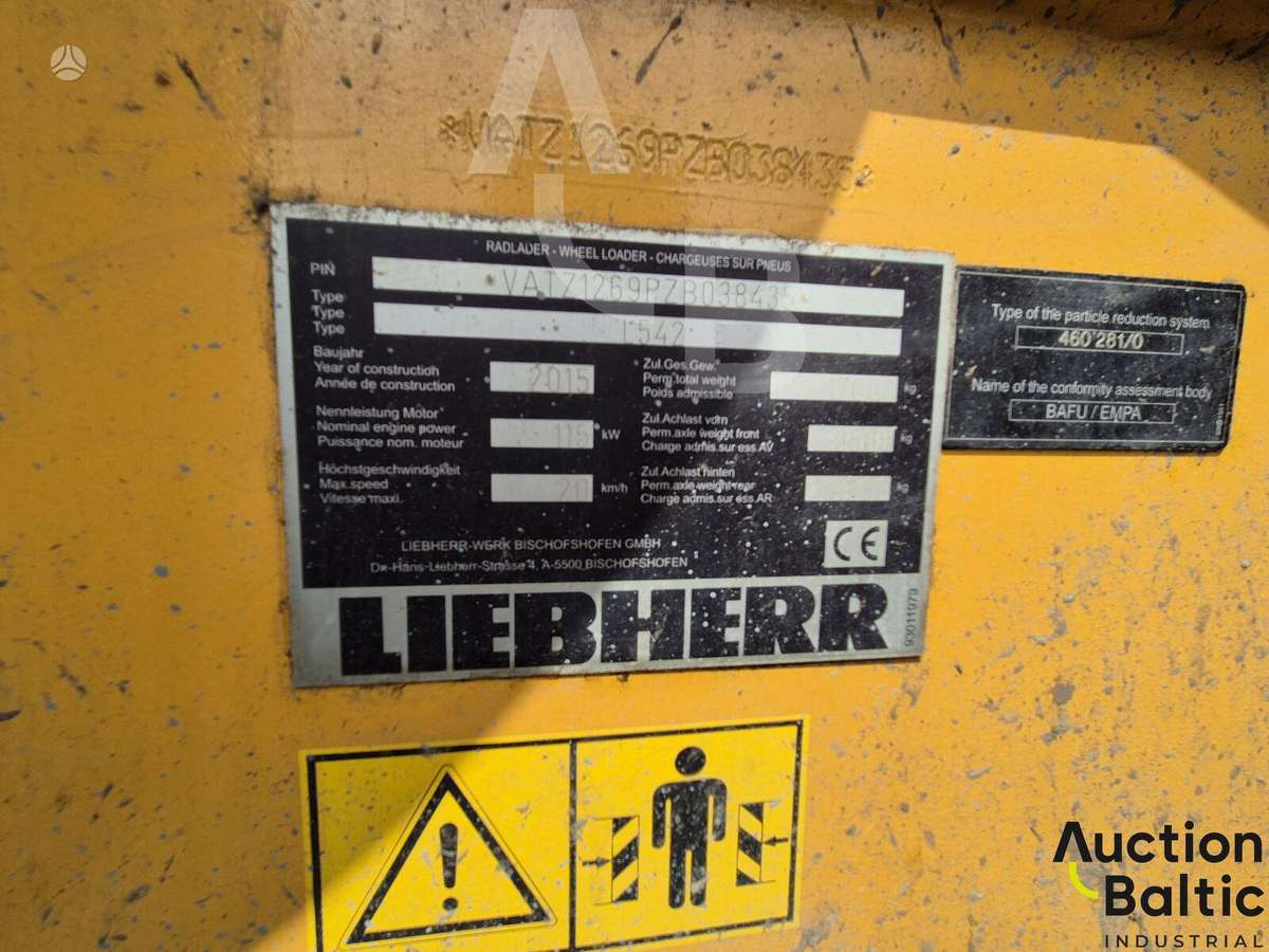 Liebherr L 542, frontal loader