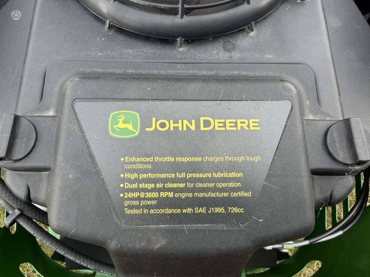 John Deere Z540r, sodo traktoriai